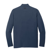 Load image into Gallery viewer, The Citadel, Big Red,  TravisMathew Newport Full-Zip Fleece Jacket- Night Blue- Back
