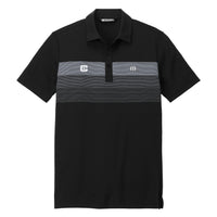 Load image into Gallery viewer, The Citadel, C Star, TravisMathew Coastal Chest Stripe Polo - Black
