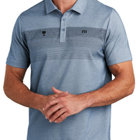 Load image into Gallery viewer, The Citadel, Big Red, TravisMathew Coastal Chest Stripe Polo - Opal
