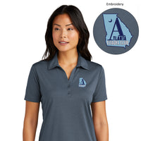 Load image into Gallery viewer, The Citadel, Atlanta Citadel Club, TravisMathew Ladies Coto Performance Polo Shirt - Vintage Indigo

