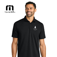 Load image into Gallery viewer, The Citadel, Raised Alumni Barracks Logo, TravisMathew Onward Polo - Black
