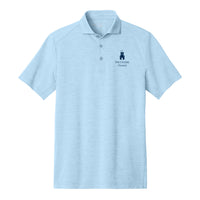 Load image into Gallery viewer, The Citadel, Raised Alumni Barracks Logo, TravisMathew Onward Polo - Light Blue
