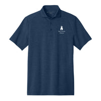 Load image into Gallery viewer, The Citadel, Raised Alumni Barracks Logo, TravisMathew Onward Polo - Navy Heather
