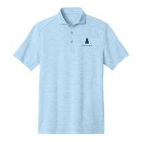 Load image into Gallery viewer, The Citadel, Raised Barracks Logo, TravisMathew Onward Polo - Light Blue
