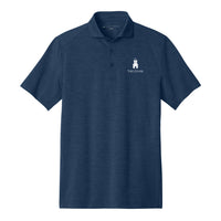 Load image into Gallery viewer, The Citadel, Raised Barracks Logo, TravisMathew Onward Polo - Navy Heather
