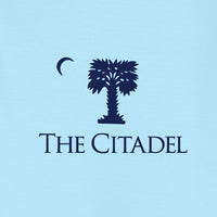 Load image into Gallery viewer, The Citadel, Raised Big Red Logo, TravisMathew Crestview Polo- Dream Blue
