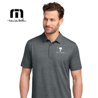 Load image into Gallery viewer, The Citadel, Raised Big Red Logo, TravisMathew Crestview Polo- Grey Heather
