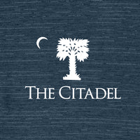 Load image into Gallery viewer, The Citadel, Raised Big Red Logo, TravisMathew Crestview Polo- Grey Heather
