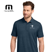 Load image into Gallery viewer, The Citadel, Raised Big Red Logo, TravisMathew Crestview Polo- Navy Heather

