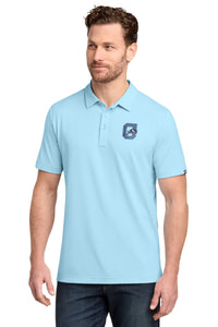 Load image into Gallery viewer, The Citadel, Jumping Bulldog, TravisMathew Crestview Polo - Dream Blue
