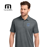Load image into Gallery viewer, The Citadel, Jumping Bulldog, TravisMathew Crestview Polo - Grey Heather
