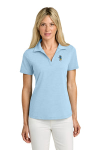 Load image into Gallery viewer, The Citadel, Spike the Golfer, TravisMathew Women’s Onward Polo- Airy Blue Heather

