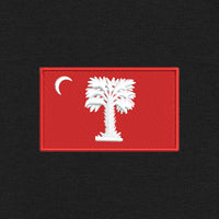 Load image into Gallery viewer, The Citadel, Big Red Flag, Big &amp; Tall, Sport-Tek® 1/4-Zip Sweatshirt - Black
