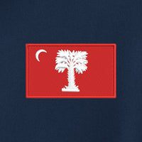 Load image into Gallery viewer, The Citadel, Big Red Flag, Big &amp; Tall, Sport-Tek® 1/4-Zip Sweatshirt - Navy
