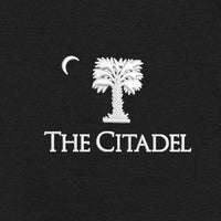 Load image into Gallery viewer, The Citadel, Big Red, Big &amp; Tall, Sport-Tek® 1/4-Zip Sweatshirt - Black
