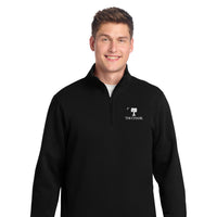 Load image into Gallery viewer, The Citadel, Big Red, Big &amp; Tall, Sport-Tek® 1/4-Zip Sweatshirt - Black
