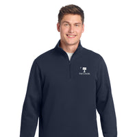 Load image into Gallery viewer, The Citadel, Big Red, Big &amp; Tall, Sport-Tek® 1/4-Zip Sweatshirt - Navy
