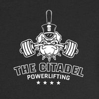 Load image into Gallery viewer, ST254_The Citadel, Spike, Powerlifting, Pullover Hooded Sweatshirt _Black
