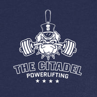 Load image into Gallery viewer, ST254_The Citadel, Spike, Powerlifting, Pullover Hooded Sweatshirt _Navy
