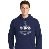 Load image into Gallery viewer, ST254_The Citadel, Spike, Powerlifting, Pullover Hooded Sweatshirt _Navy
