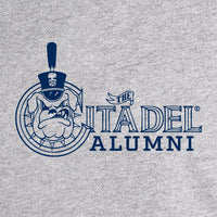 Load image into Gallery viewer, ST254-The Citadel Spike, Alumni, Pullover Hooded Sweatshirt-Athletic Heather
