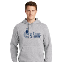 Load image into Gallery viewer, ST254-The Citadel Spike, Alumni, Pullover Hooded Sweatshirt-Athletic Heather
