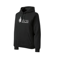 Load image into Gallery viewer, ST254-The Citadel Spike, Alumni, Pullover Hooded Sweatshirt- Black
