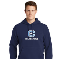 Load image into Gallery viewer, The Citadel, C Star,  Big &amp; Tall, Pullover Hooded Sweatshirt
