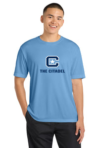 Load image into Gallery viewer, The Citadel, C Star,  Big &amp; Tall, Sport-Tek® PosiCharge® Competitor™ T-Shirt - Carolina Blue
