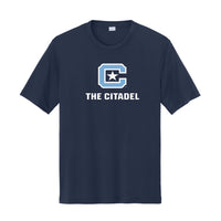 Load image into Gallery viewer, The Citadel, C Star,  Big &amp; Tall, Sport-Tek® PosiCharge® Competitor™ T-Shirt - Navy
