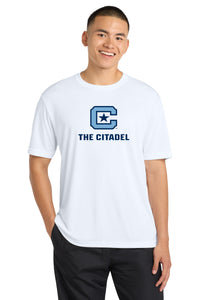 Load image into Gallery viewer, The Citadel, C Star,  Big &amp; Tall, Sport-Tek® PosiCharge® Competitor™ T-Shirt - White
