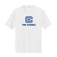 Load image into Gallery viewer, The Citadel, C Star,  Big &amp; Tall, Sport-Tek® PosiCharge® Competitor™ T-Shirt - White
