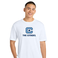 Load image into Gallery viewer, The Citadel, C Star,  Big &amp; Tall, Sport-Tek® PosiCharge® Competitor™ T-Shirt - White
