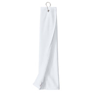 Load image into Gallery viewer, The Citadel, Jumping Bulldog, Grommeted Tri-Fold Golf Towel
