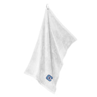 Load image into Gallery viewer, The Citadel, C Star, Port Authority® Grommeted Microfiber Golf Towel - White
