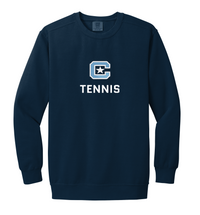 Load image into Gallery viewer, The Citadel Block C Sports, Tennis, Embroidered Unisex Comfort Colors ® Ring Spun Crewneck Sweatshirt
