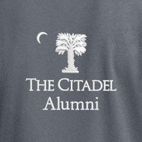 Load image into Gallery viewer, The Citadel, Alumni, BRP Palm Tree, Under Armour Recycled Polo - Grey
