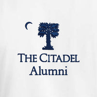 Load image into Gallery viewer, The Citadel, Alumni, BRP Palm Tree, Under Armour Recycled Polo - White
