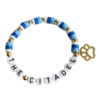 Load image into Gallery viewer, The Citadel, Handmade, Beaded with Dog Paw, Demi - Fine Bracelet
