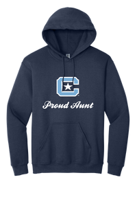 Load image into Gallery viewer, The Citadel Block C Star logo, Proud Aunt,  Heavy Blend™ Hooded Sweatshirt
