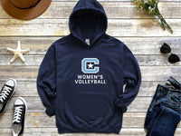 Load image into Gallery viewer, The Citadel Block C Star logo, Sports - Volleyball,  Heavy Blend™ Hooded Unisex Sweatshirt

