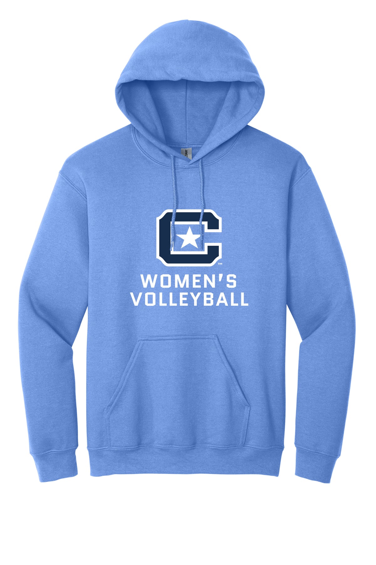 The Citadel Block C Star logo, Sports - Volleyball,  Heavy Blend™ Hooded Unisex Sweatshirt