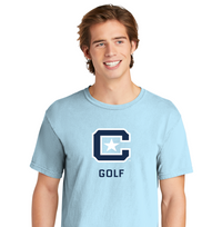 Load image into Gallery viewer, The Citadel C, Club Sports - Golf,  Comfort Colors ® Heavyweight Ring Spun Tee
