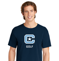 Load image into Gallery viewer, The Citadel C, Club Sports - Golf,  Comfort Colors ® Heavyweight Ring Spun Tee
