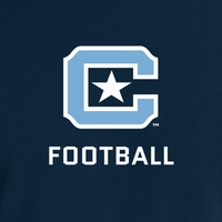 Load image into Gallery viewer, The Citadel C, Sports - Football,  Comfort Colors ® Heavyweight Ring Spun Tee
