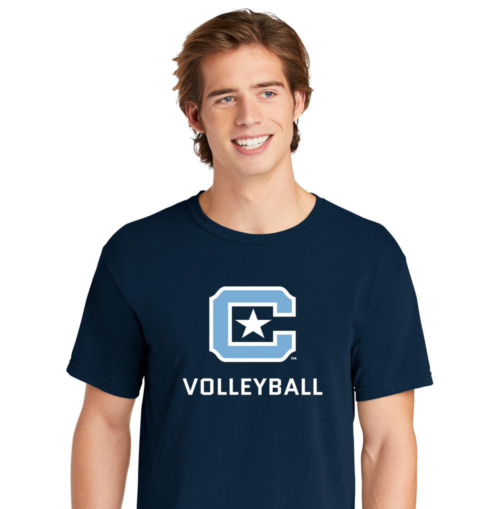 The Citadel C, Sports - Volleyball, Comfort Colors ® Heavyweight Ring Spun Tee