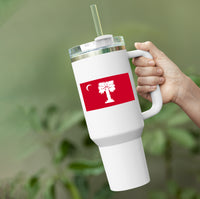 Load image into Gallery viewer, The Citadel, Big Red Flag Logo, Stainless Steel Insulated Tumbler - 40oz
