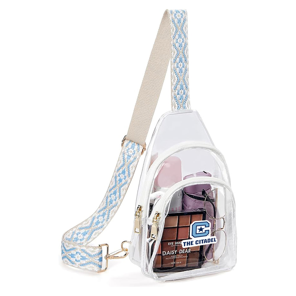 The Citadel, C Star, Clear Fanny Pack, Clear Sling Bag Crossbody Bag