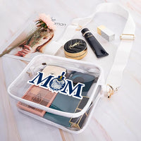 Load image into Gallery viewer, The Citadel, Mom Spike, Crossbody Clear Bag for Concerts with Adjustable Strap

