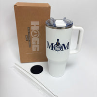 Load image into Gallery viewer, The Citadel, Mom Spike, Big Swig Tumbler - 40oz - White
